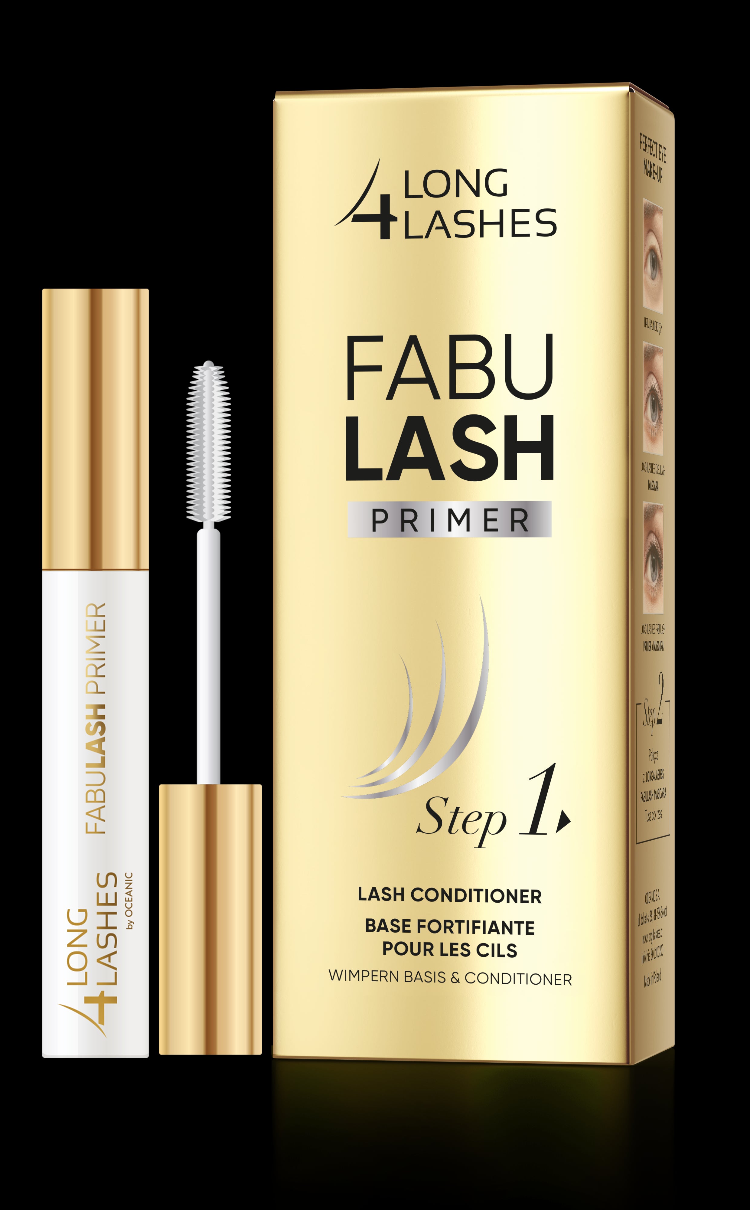 LONG4LASHES FABULASH PRIMER - baza & odżywka pod tusz do rzęs, poj. 9 ml