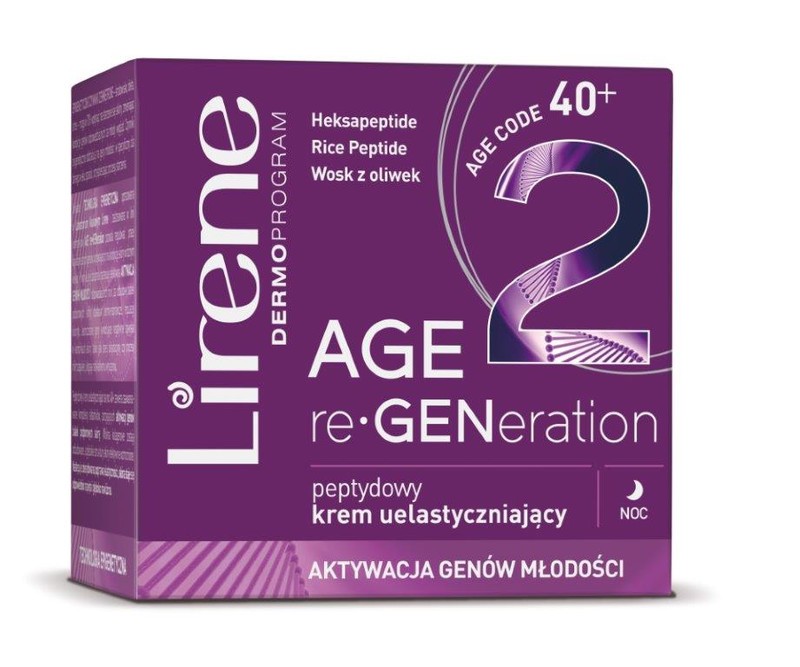 Peptydowy krem uelastyczniający na noc, poj. 50 ml.