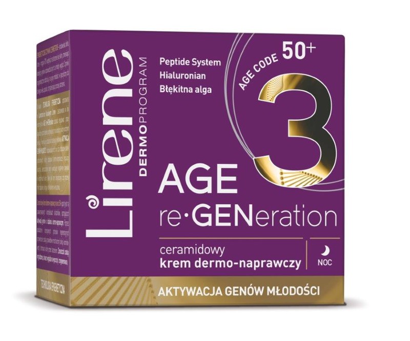 Ceramidowy krem dermo - naprawczy na noc, poj 50 ml.