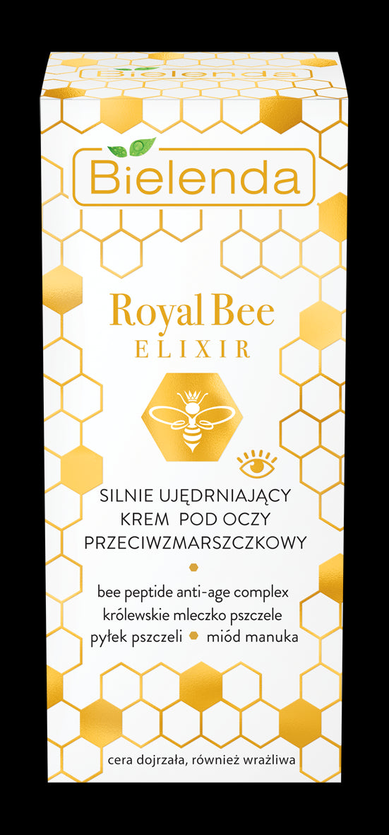 Bielenda Royal Bee Elixir - silnie ujędrniający krem pod oczy przeciwzmarszczkowy, poj. 15 ml