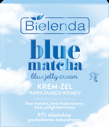 Bielenda BLUE MATCHA blue jelly cream – krem – żel nawilżająco kojący, poj. 50 ml