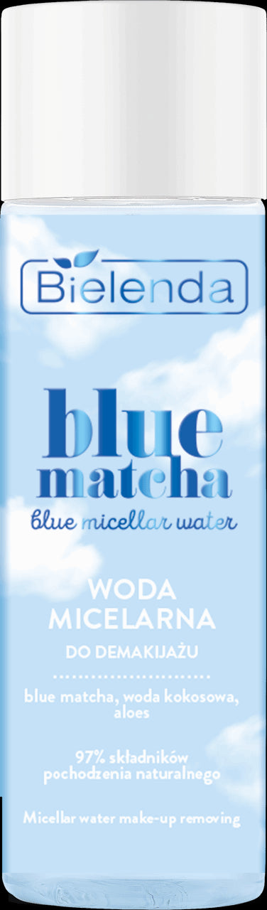 Bielenda BLUE MATCHA blue micellar water – woda micelarna do demakijażu, poj. 200 ml