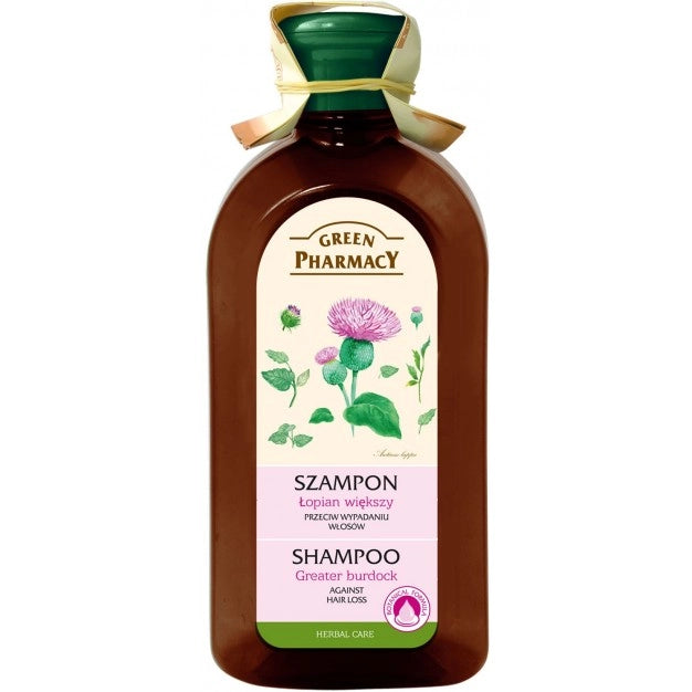 Green Pharmacy - shampoo against hair loss, burdock greater, net weight: 350 ml