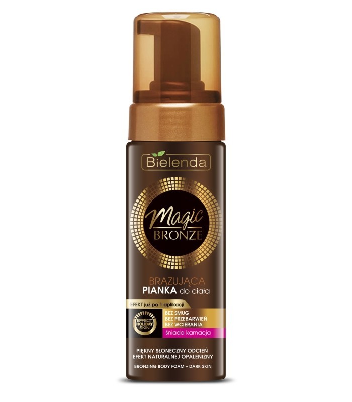 MAGIC BRONZE - bronzing body foam dark complexion, 150 ml capacity.
