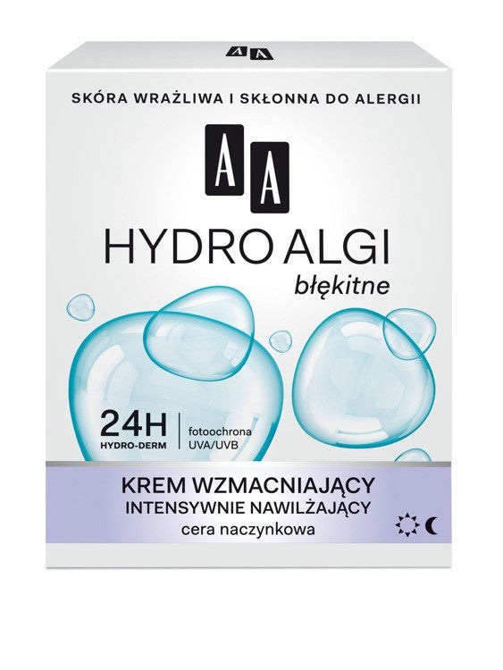 HYDRO BLUE ALGIES - strengthening intensive moisturizing day/night cream, volume 50 ml.