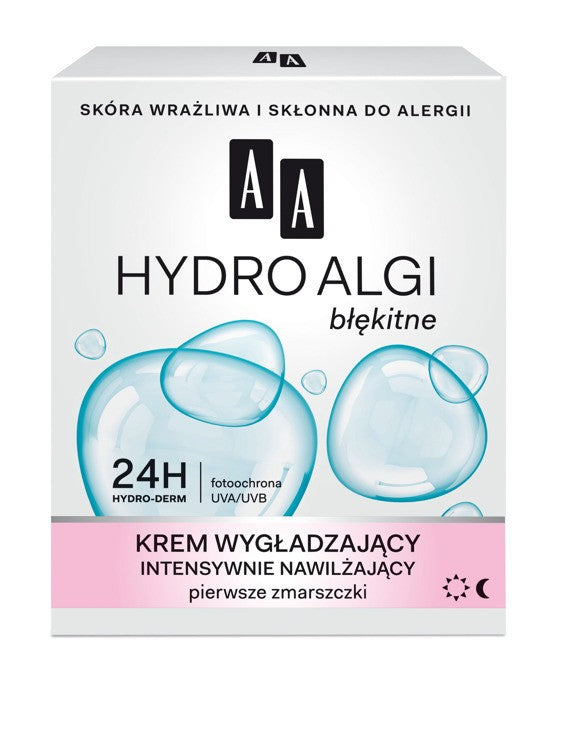 HYDRO BLUE ALGIES - smoothing intensive moisturizing day/night cream, volume 50 ml.