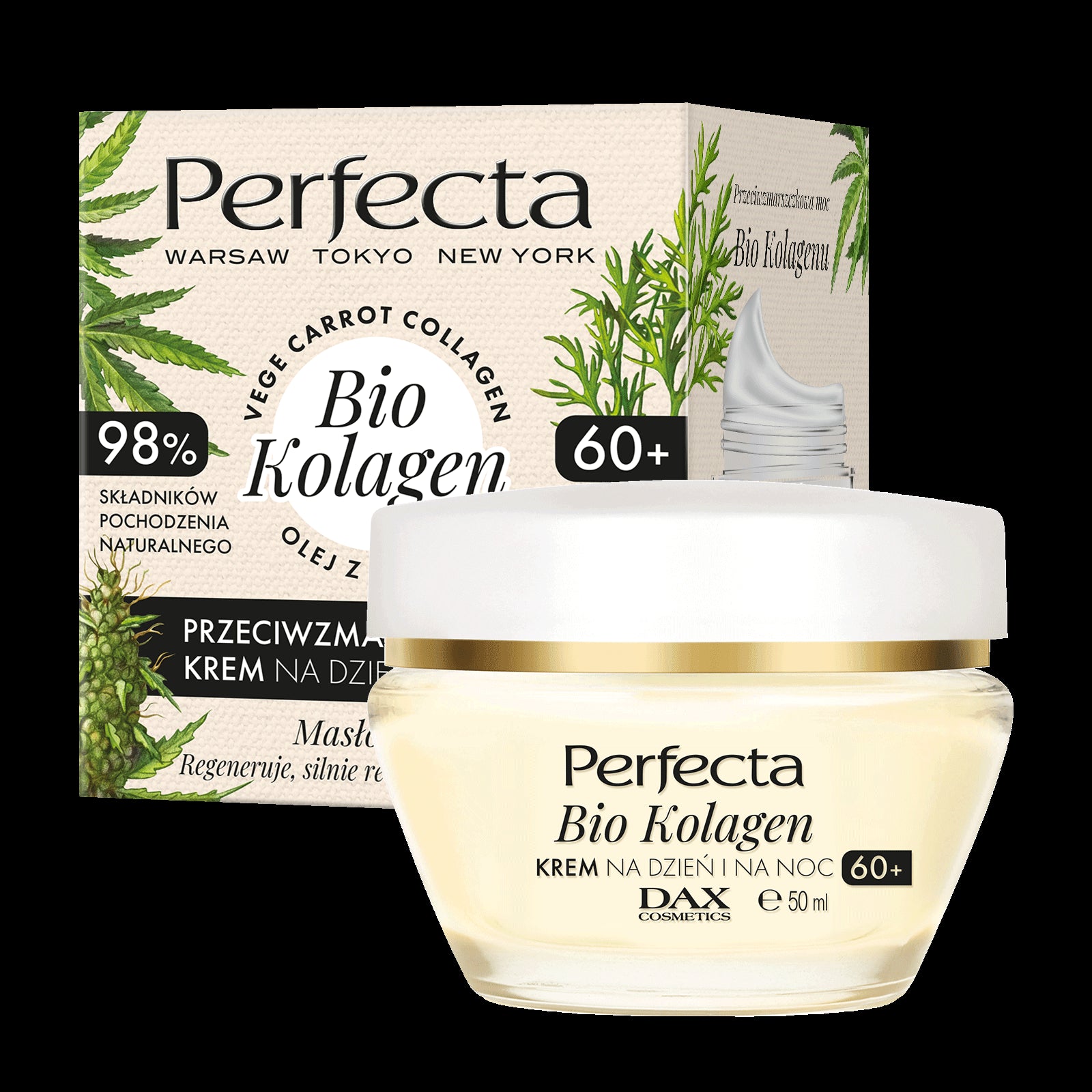 Perfecta Bio Collagen - anti-wrinkle day and night cream 60+, volume 50 ml