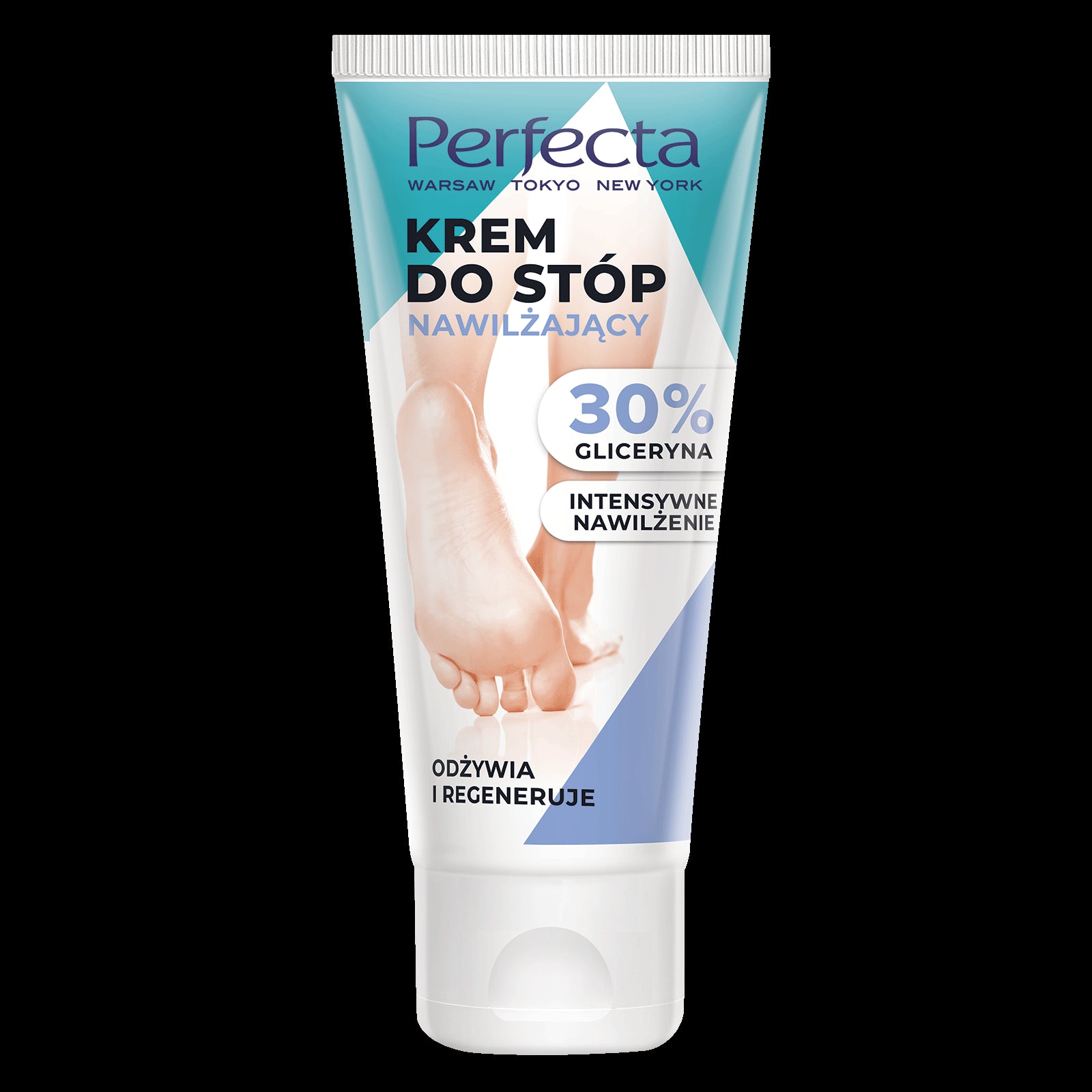 Perfecta - moisturizing foot cream - 30% GLYCERINE, volume 80 ml
