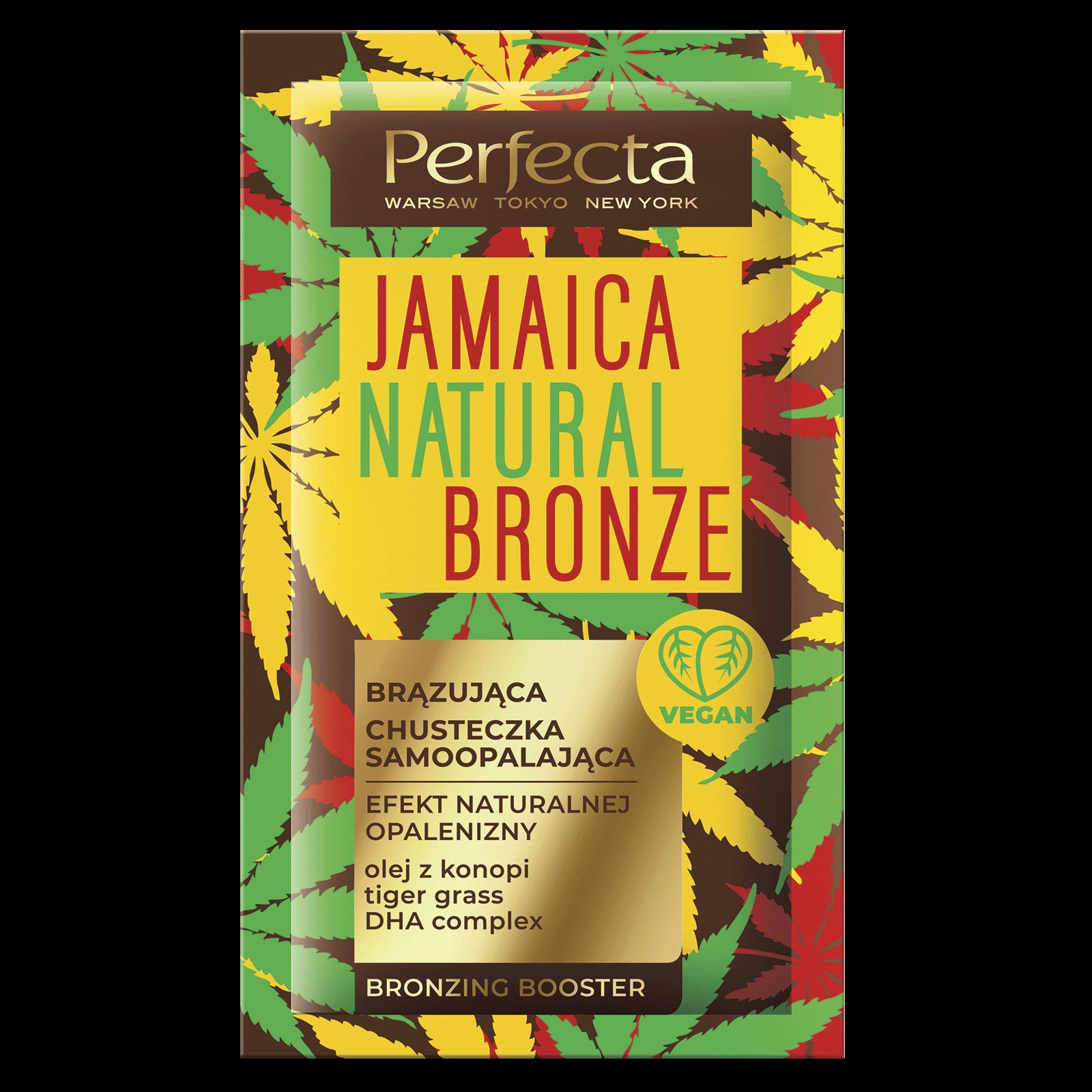 Perfecta Jamaica Natural Bronze - bronzing self-tanning wipe, content: 1 pcs.