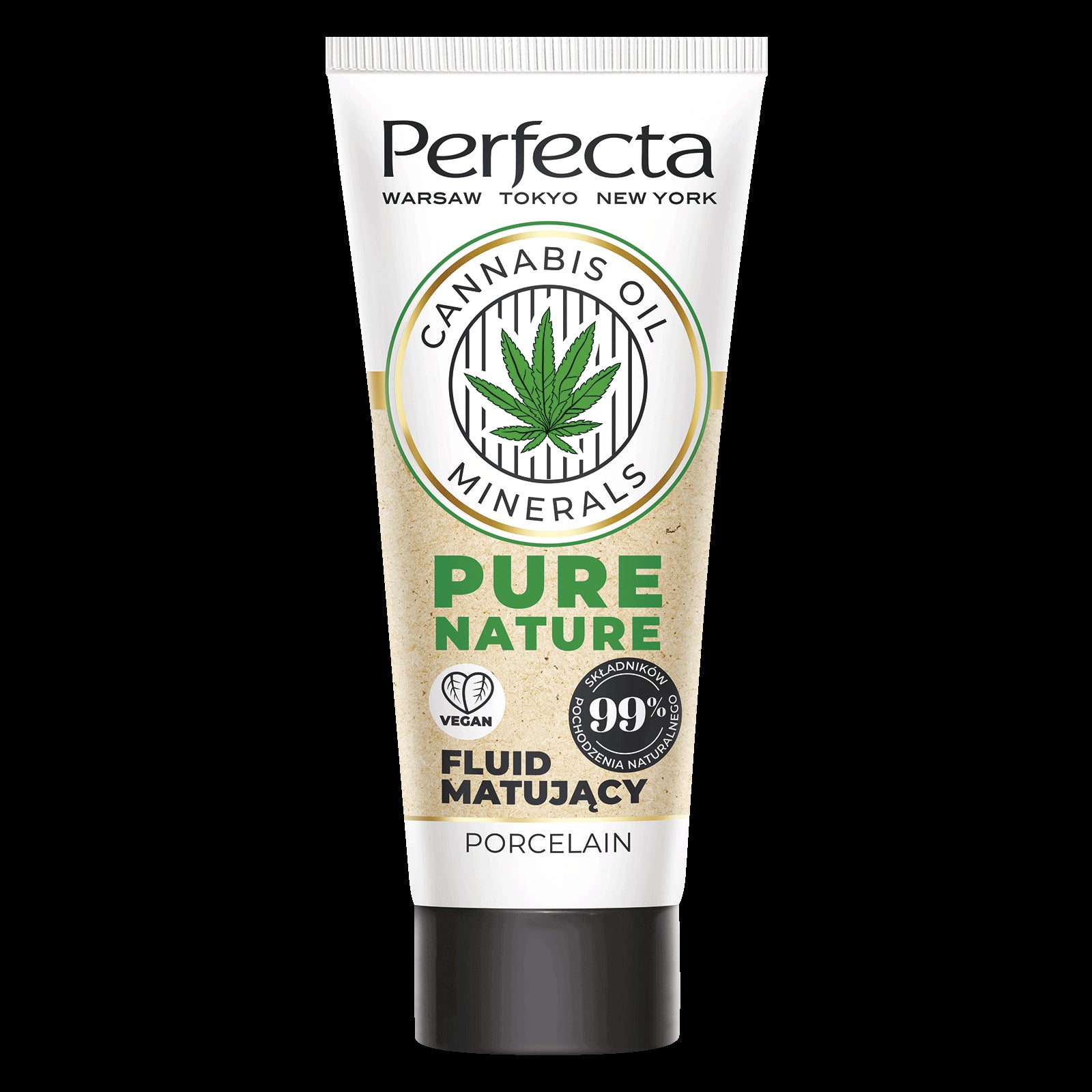 Perfecta Pure Nature – fluid matujący PORCELAIN, poj. 30 ml