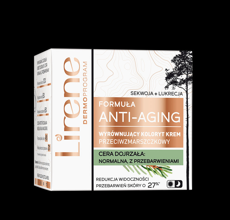Lirene ANTI-AGING FORMULA - evening out anti-wrinkle day and night cream, 50 ml capacity