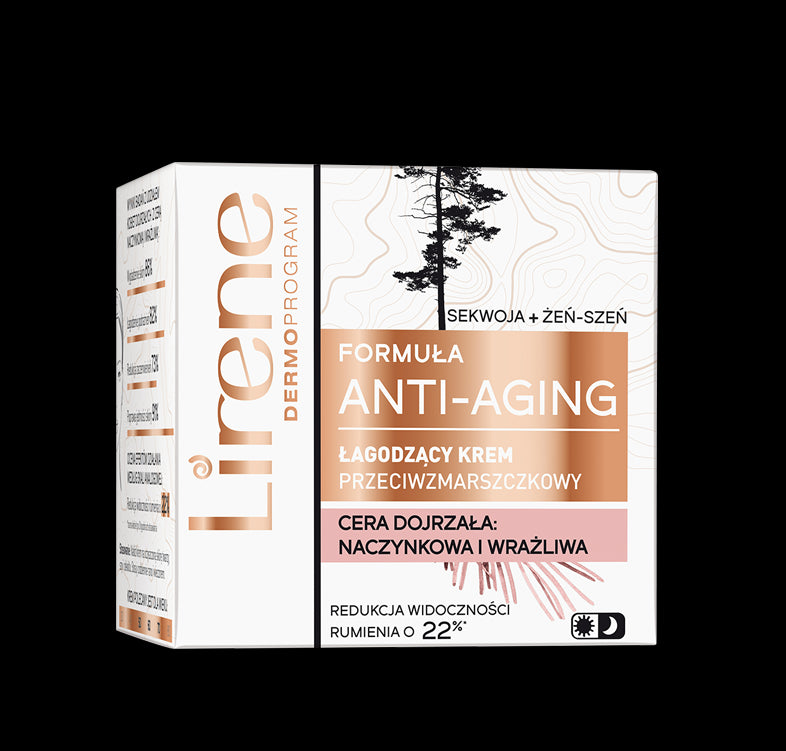 Lirene ANTI-AGING FORMULA - soothing anti-wrinkle day and night cream, volume 50 ml