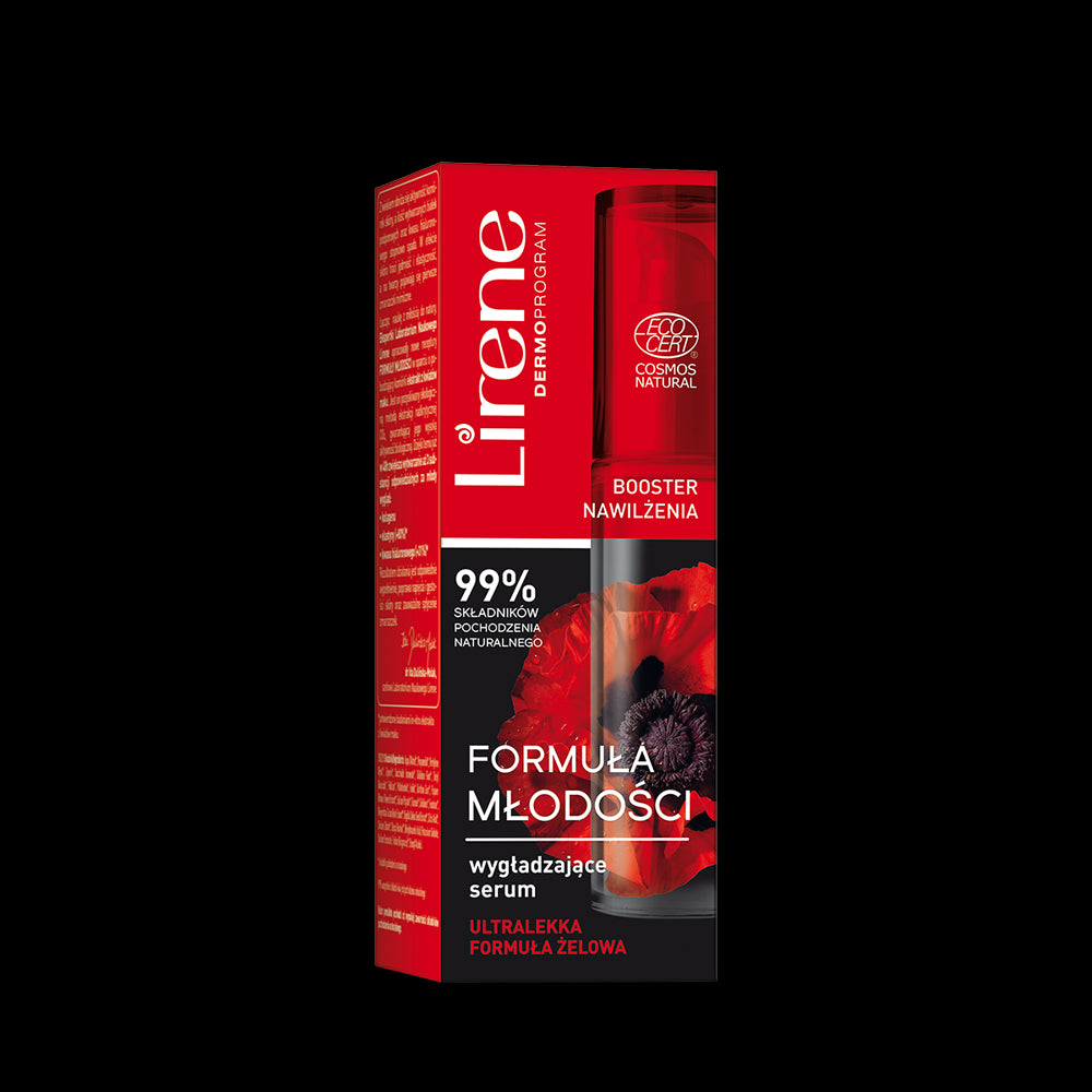 Lirene Youth Formula - smoothing serum, 30 ml capacity