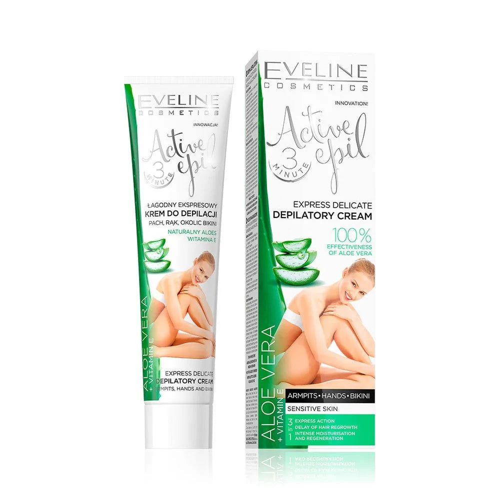 Eveline Active Epil - gentle express depilatory cream for underarms, hands, bikini area, capacity 125 ml
