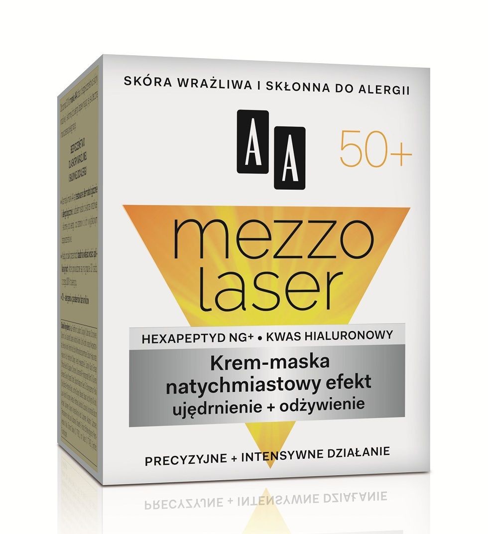 Mezzolaser 50+. Instant effect cream-mask, 50 ml capacity.