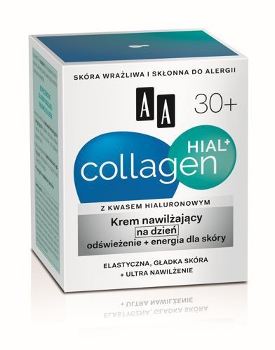 Collagen Hial+ 30+. Firming and moisturizing day cream, 50 ml capacity.