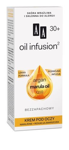 OIL INFUSION2 30+. Eye cream, 15 ml capacity.
