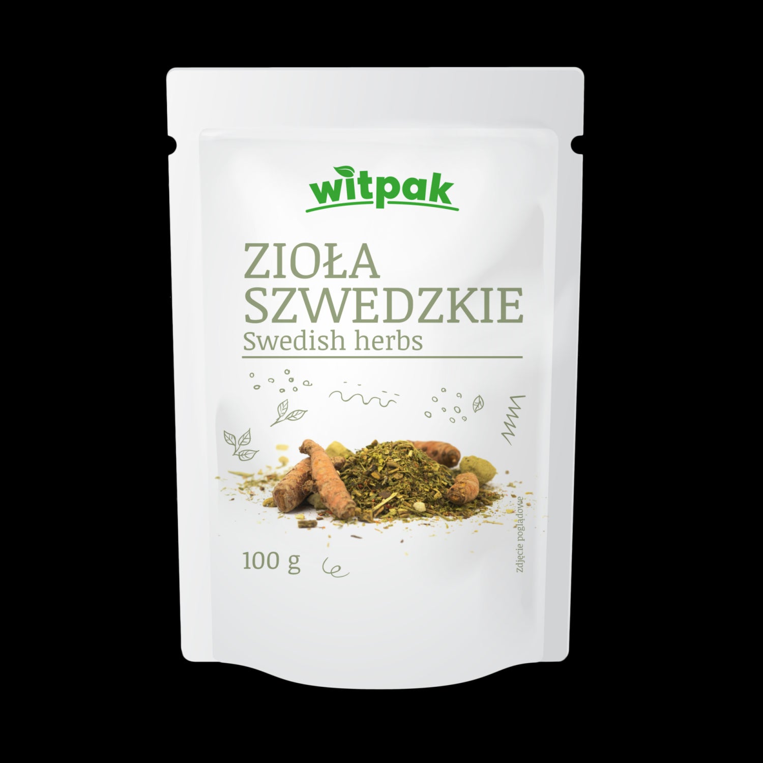 Witpak - zioła szwedzkie, kompozycja ziół, masa netto: 100 g