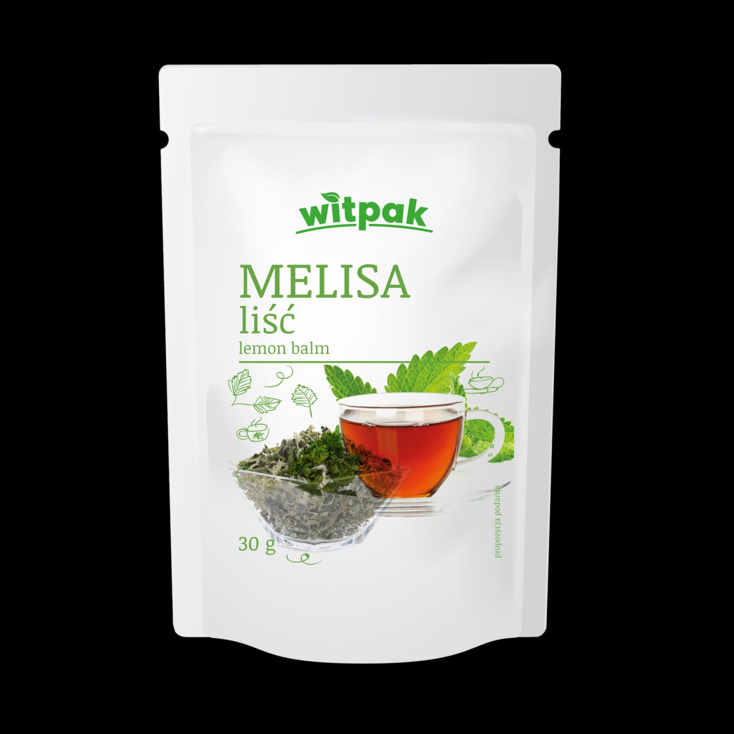 Witpak - lemon balm leaf, net weight: 30 g