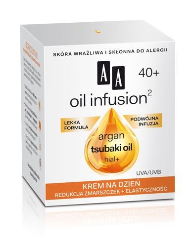 OIL INFUSION2 40+. Day cream, 50 ml capacity.