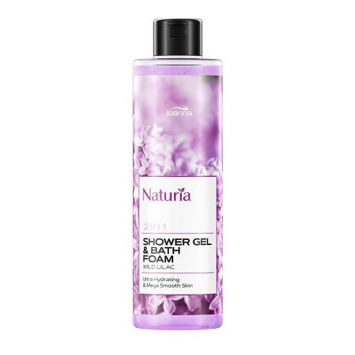 Joanna Naturia DZIKI BEZ - ultra moisturizing and smoothing shower gel and bath lotion 2 in 1, capacity 400 ml