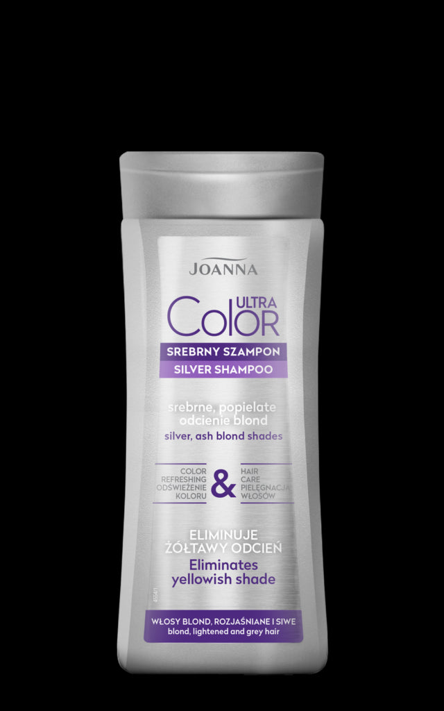 Joanna Ultra Color - silver shampoo eliminating yellowish tint of hair, volume 200 ml