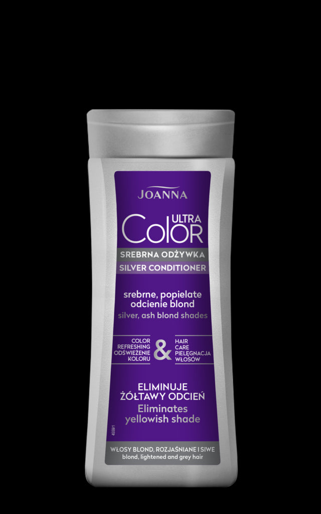 Joanna Ultra Color - silver conditioner eliminating yellowish tint of hair, volume 200 ml