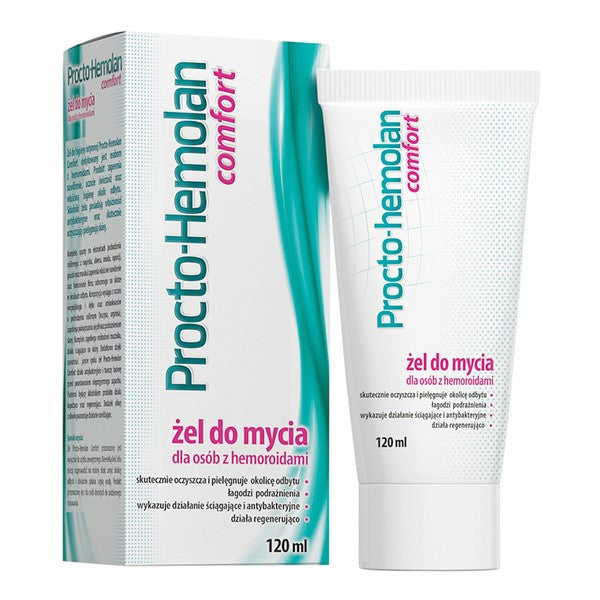 Procto-Hemolan Comfort - washing gel for people with hemorrhoids, 120 ml capacity