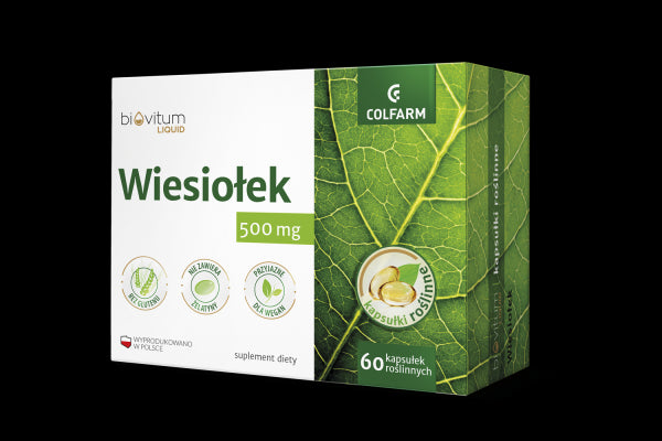 Colfarm Biovitum Liquid - evening primrose, dietary supplement, 60 capsules