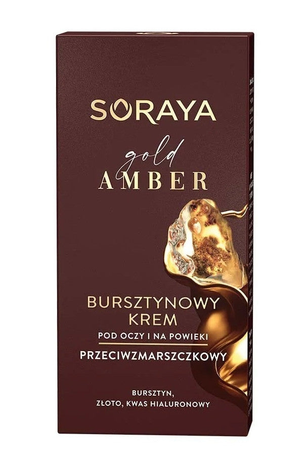 Soraya Gold Amber - amber anti-wrinkle cream for eyes and eyelids, volume 15 ml