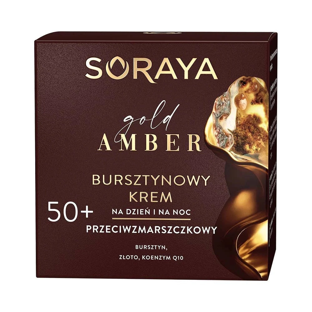 Soraya Gold Amber - amber anti-wrinkle day and night cream 50+, volume 50 ml