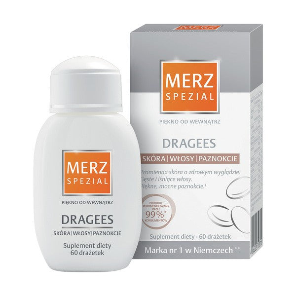 Merz Spezial Dragees - skin, hair, nails, dietary supplement, dragees, 60 pieces