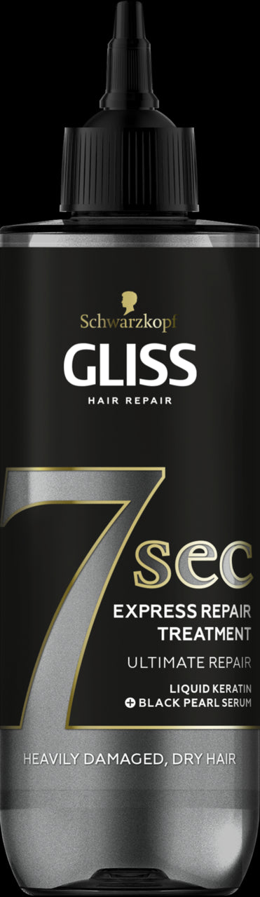 Gliss 7 sec - Ultimate Repair conditioner for severely damaged and dry hair, 200 ml capacity