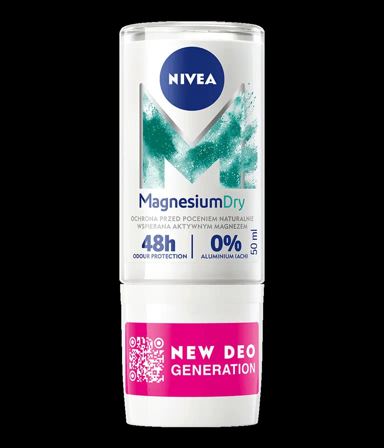 Nivea MagnesiumDry - antiperspirant in a ball, Fresh, 50 ml capacity