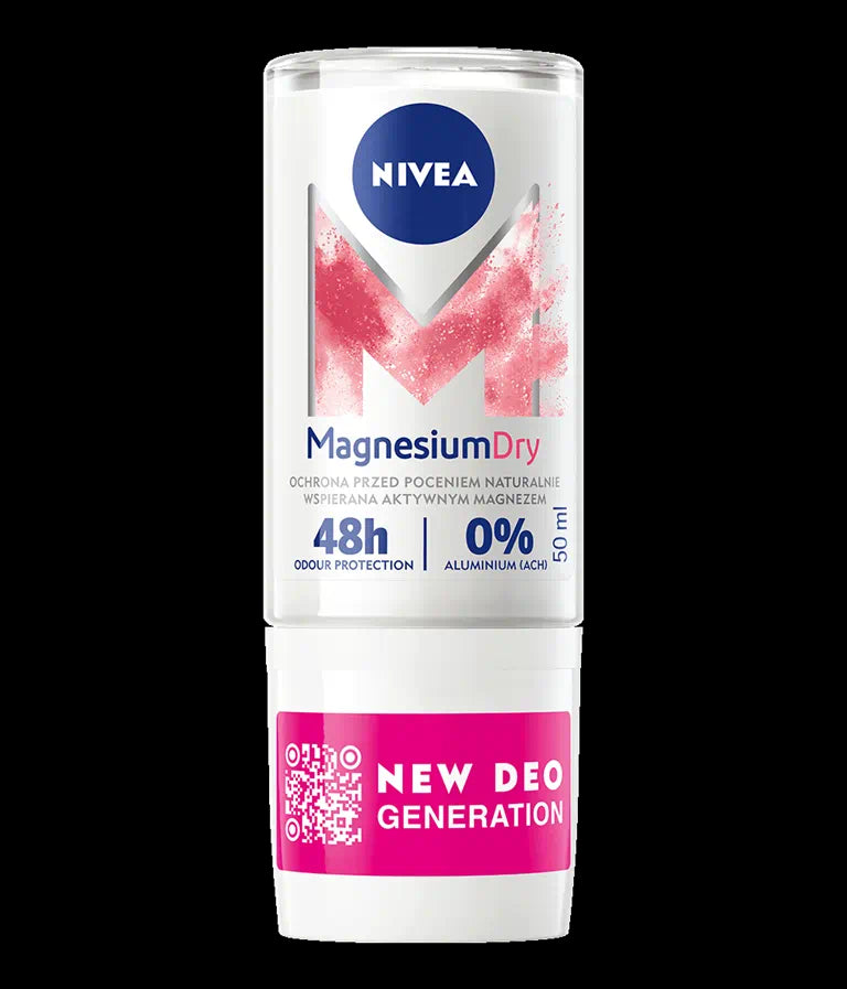 Nivea MagnesiumDry - antiperspirant in a ball, Fresh Floral, 50 ml capacity