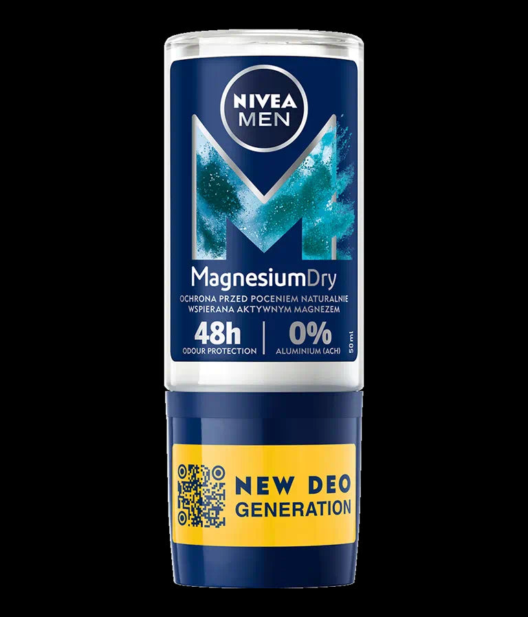 Nivea Men MagnesiumDry - antiperspirant in a ball, 48h, 50 ml capacity