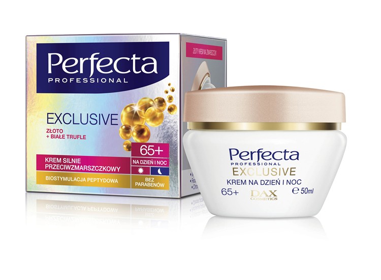 Perfecta Exclusive - Strongly anti-wrinkle day and night cream 65+, volume 50 ml.