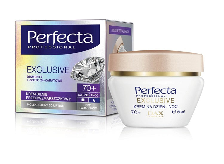 Perfecta Exclusive - Strongly anti-wrinkle day and night cream 70+, volume 50 ml.
