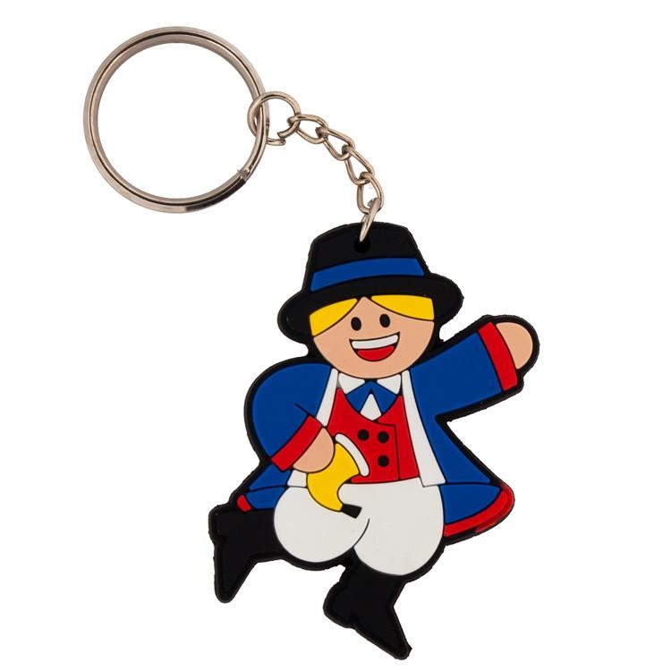 Folkstar - rubber keychain Kashubian boy, 1 piece