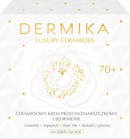 Dermika Luxury Ceramides - Firming - Anti-Wrinkle Day & Night Cream 70+ – 1.69 fl oz (50 ml)
