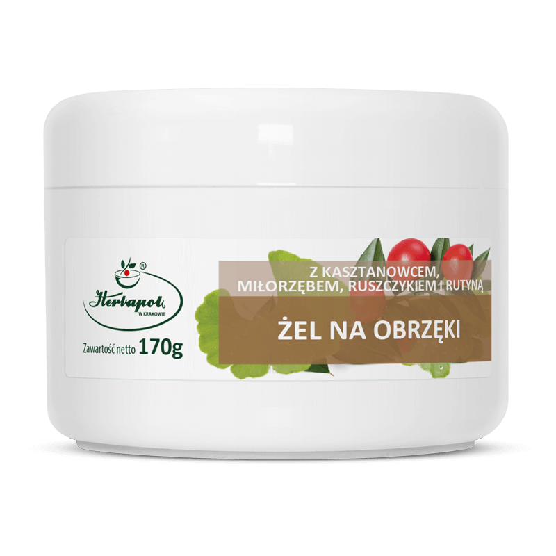 Herbapol - Leg Relief Gel with Horse Chestnut, Ginkgo & Butcher’s Broom, Net Wt. 6.00 oz (170 g)