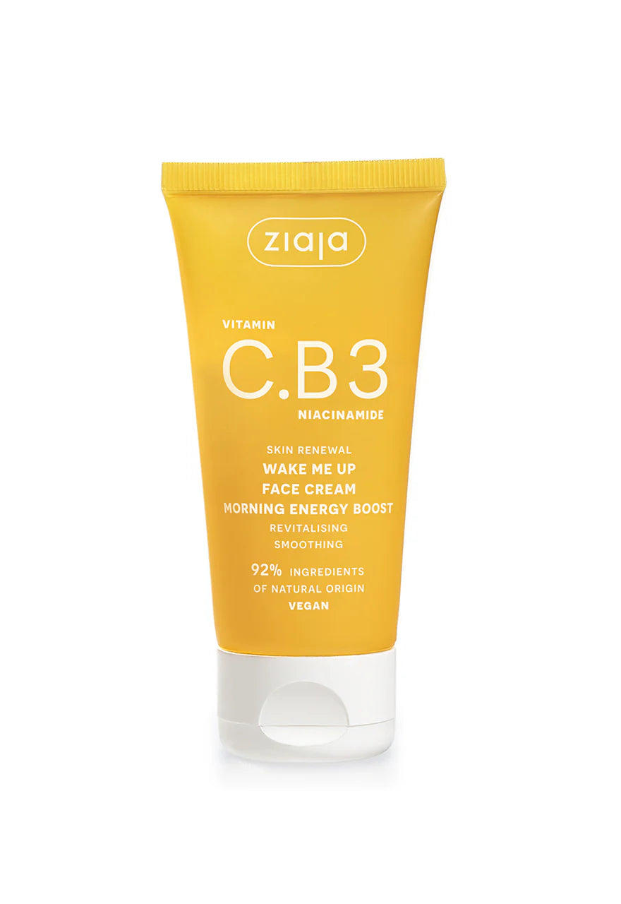 Ziaja Vitamin C.B3 Niacinamide – Wake Me Up Face Cream, Net Volume: 1.69 fl oz (50 ml)