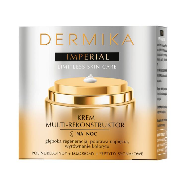 Dermika Imperial – Multi-Reconstructor Night Cream, Net Wt: 1.69 fl oz (50 ml)