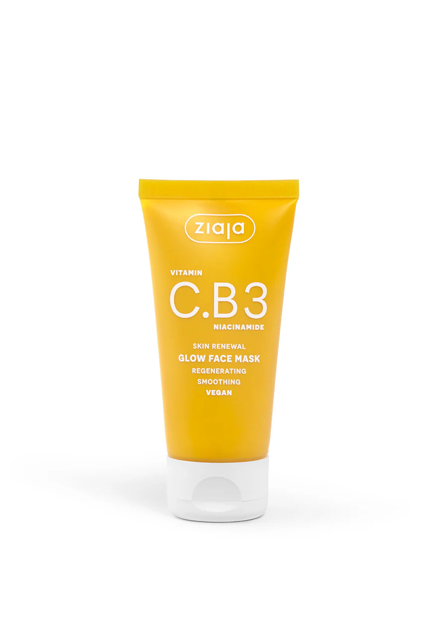 Ziaja Vitamin C.B3 Niacinamide - Glow Face Mask, Net Volume: 1.69 fl oz (50 ml)