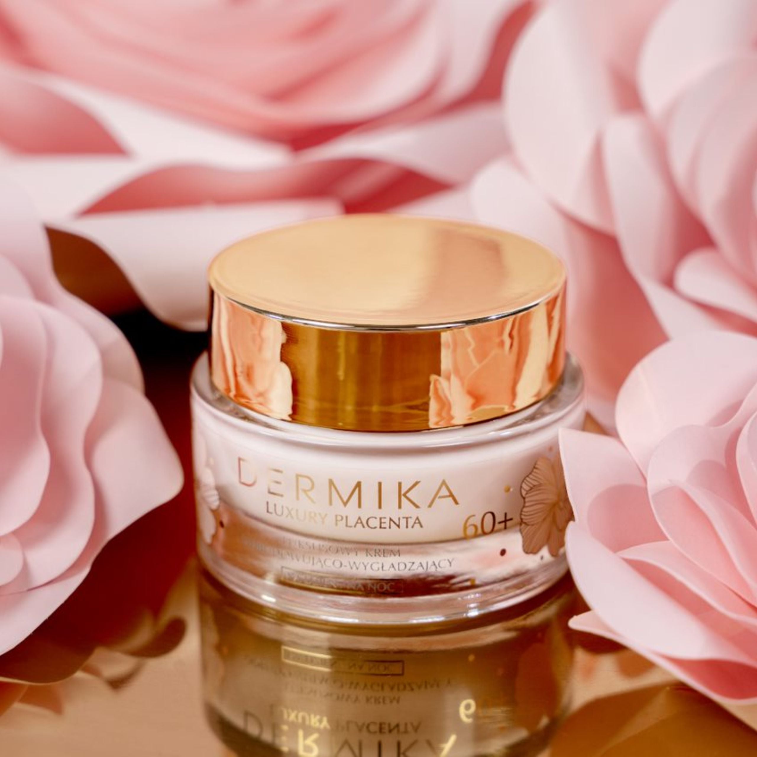 Dermika Luxury Placenta – Restorative & Smoothing Day and Night Cream 60+, 1.69 fl oz (50 ml)