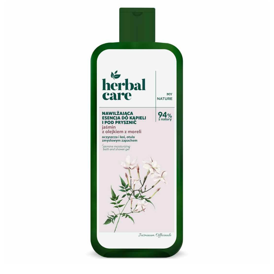 Herbal Care - Jasmine & Apricot Oil Moisturizing Bath & Shower Gel – 13.53 fl oz (400 ml)