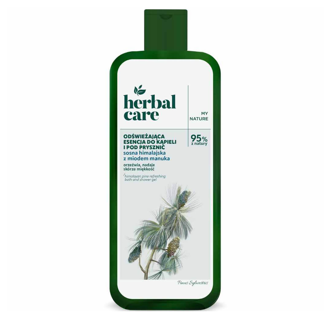 Herbal Care - Himalayan Pine & Manuka Honey Refreshing Bath & Shower Gel – 13.53 fl oz (400 ml)