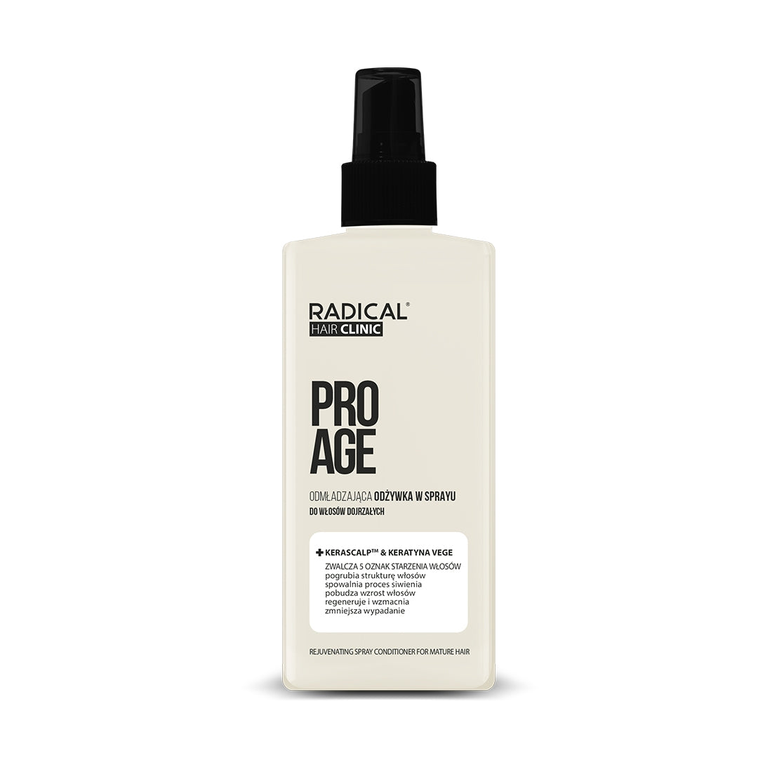 Radical Hair Clinic Pro Age – Rejuvenating Leave-In Spray Conditioner for Mature Hair, Net Wt: 6.76 fl oz (200 ml)