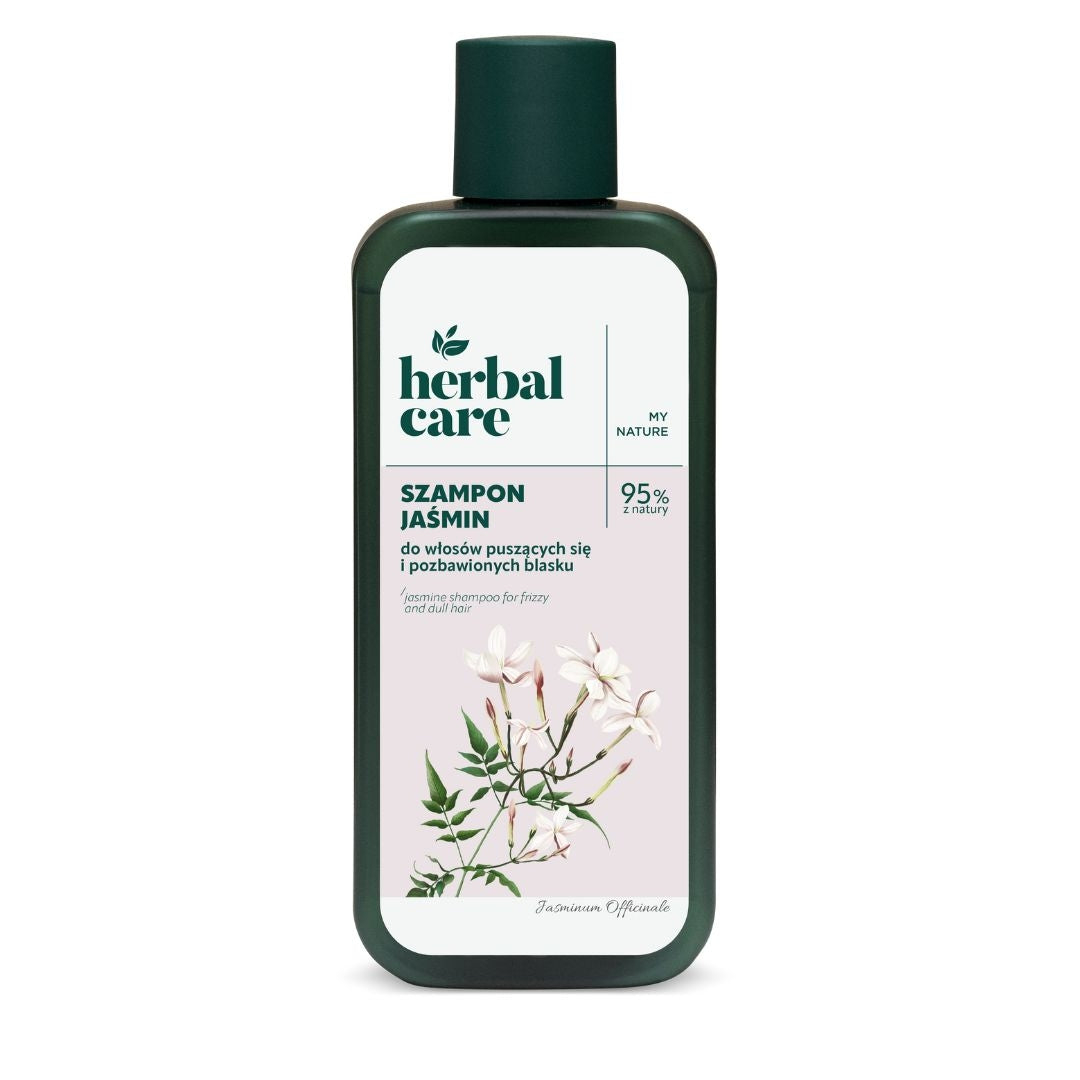 Herbal Care – Jasmine Shampoo for Frizzy and Dull Hair, Net Wt: 11.15 fl oz (330 ml)