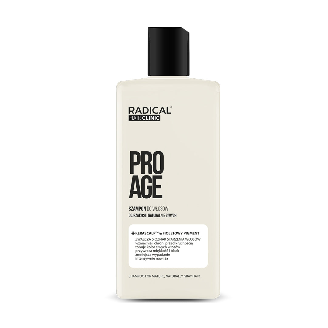 Radical Hair Clinic Pro Age - Shampoo for Mature & Naturally Gray Hair – 10.14 fl oz (300 ml)